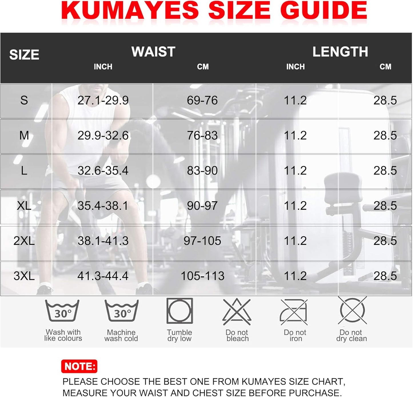 Sauna Waist Trimmer for Men 