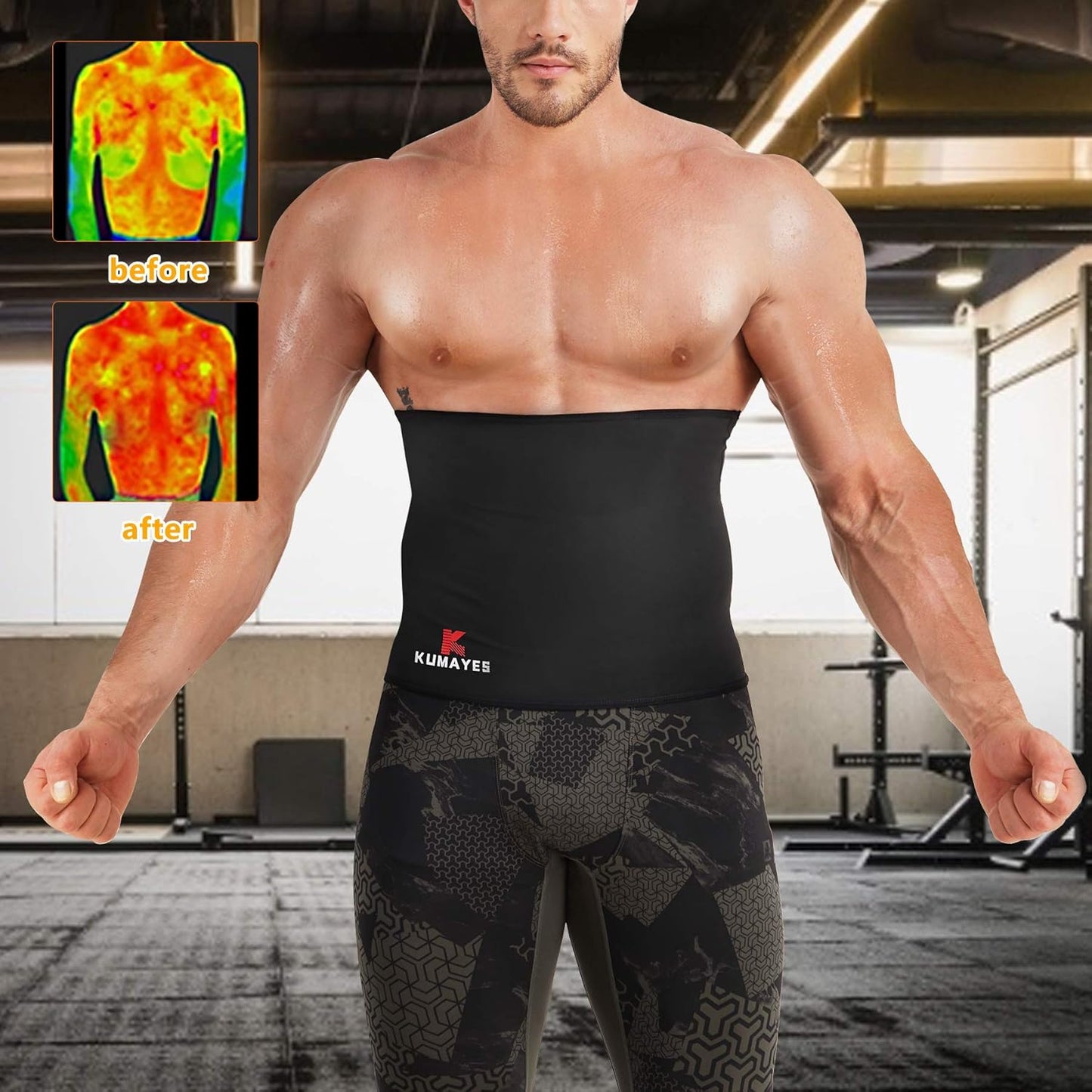 Sauna Waist Trimmer for Men 